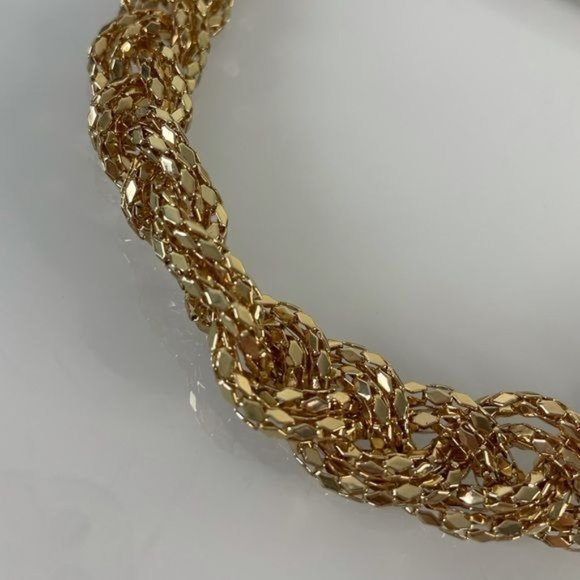 NWT From Target, Large Twisted Gold Chain Women’s Necklaces - Picture 2 of 7